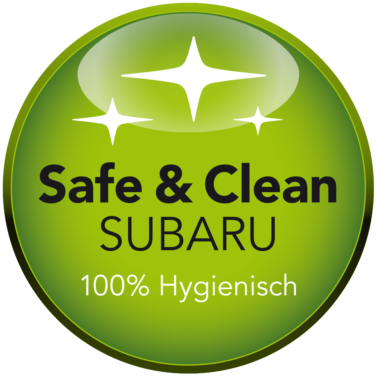 Subaru Safe & Clean Logo