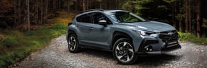 Der Subaru Crosstrek im Wald