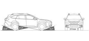 Maße des Subaru Outback