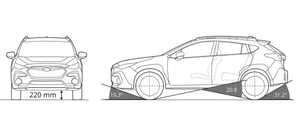 Maße des Subaru Crosstrek