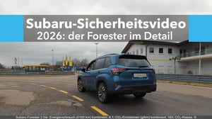 Subaru Sicherheitsvideo Teaser