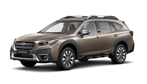 Der Subaru Outback in braun