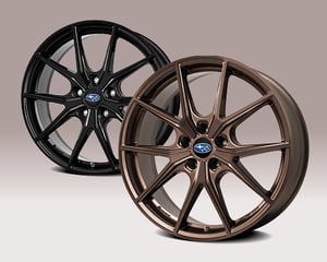 Subaru Leichtmetallfelgen 19“ Bronze Copper Matt / Schwarz Glänzend