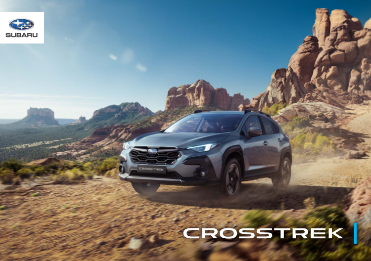Subaru Crosstrek Modellprospekt Cover