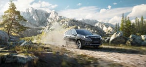Subaru Forester in den Bergen