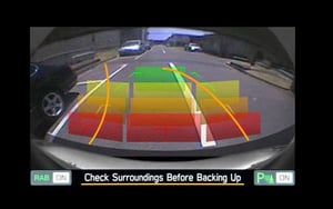 Detailansicht Rückfahrkamera