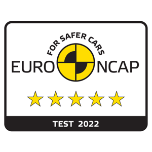 Euro NCAP Badge mit 5 Sternen