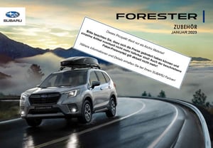 Forester-MY23_Zubehörprospekt-Cover
