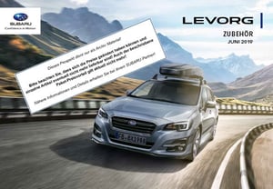 Levorg-MY19_Zubehörprospekt-Cover
