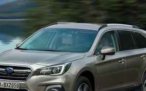 Subaru Outback - Ausschnitt Fenster zum Glasservice